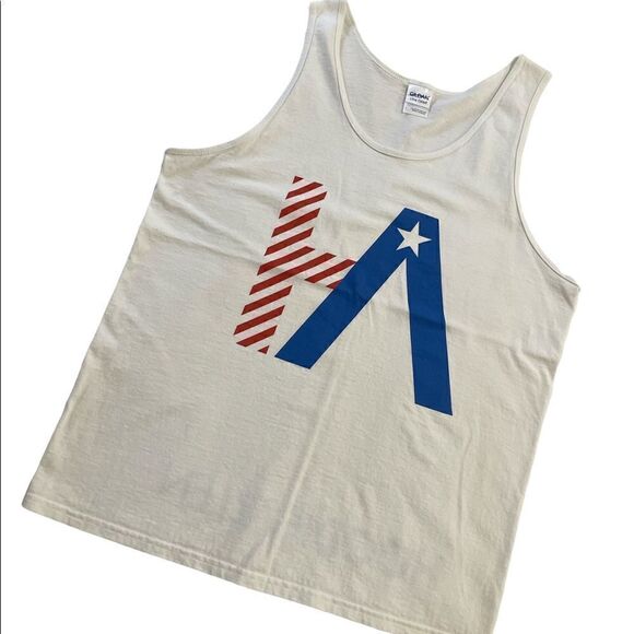 Hoodie Allen White Tank Top - Picture 1 of 5